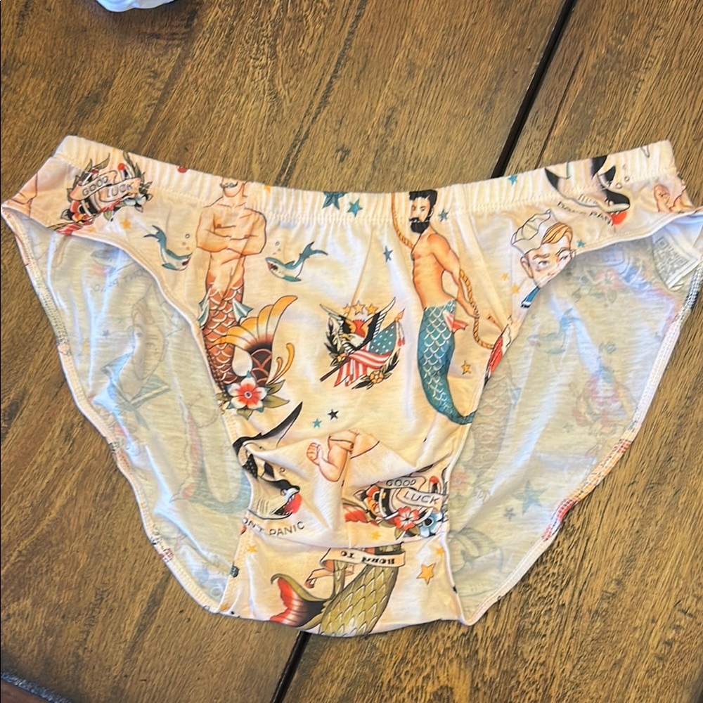 Tattoo Print Men's Briefs
